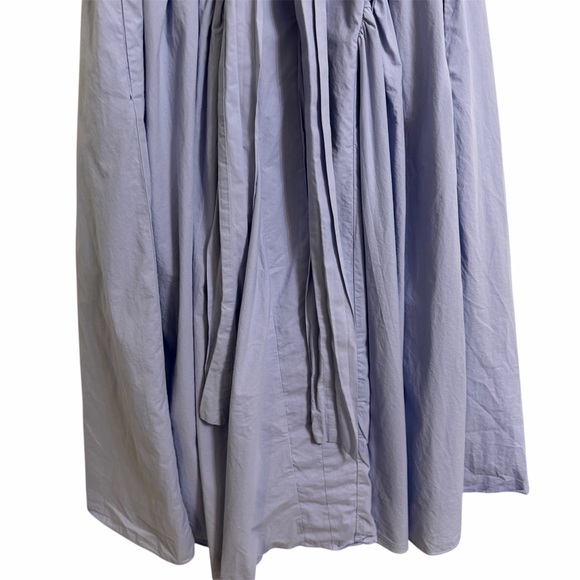 ASTR THE LABEL Vinya Poplin Drop Waist Dress Periwinkle Blue Size Small - Picture 4 of 13